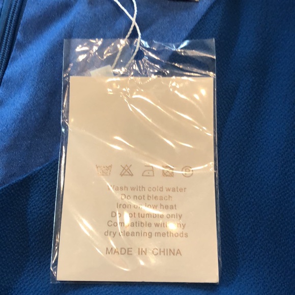 NWT Blue Ruffle sleeve Dress - Picture 8 of 14